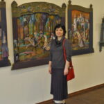 На выставке побывала Ирина Разумовская